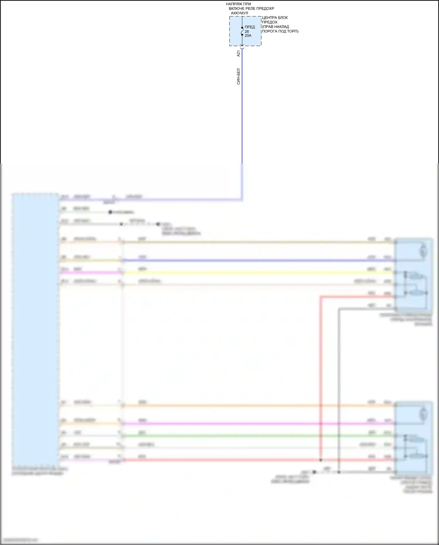 S90 Volvo II рестайлинг (2020-2024): Электросхема складной крыши/люка 