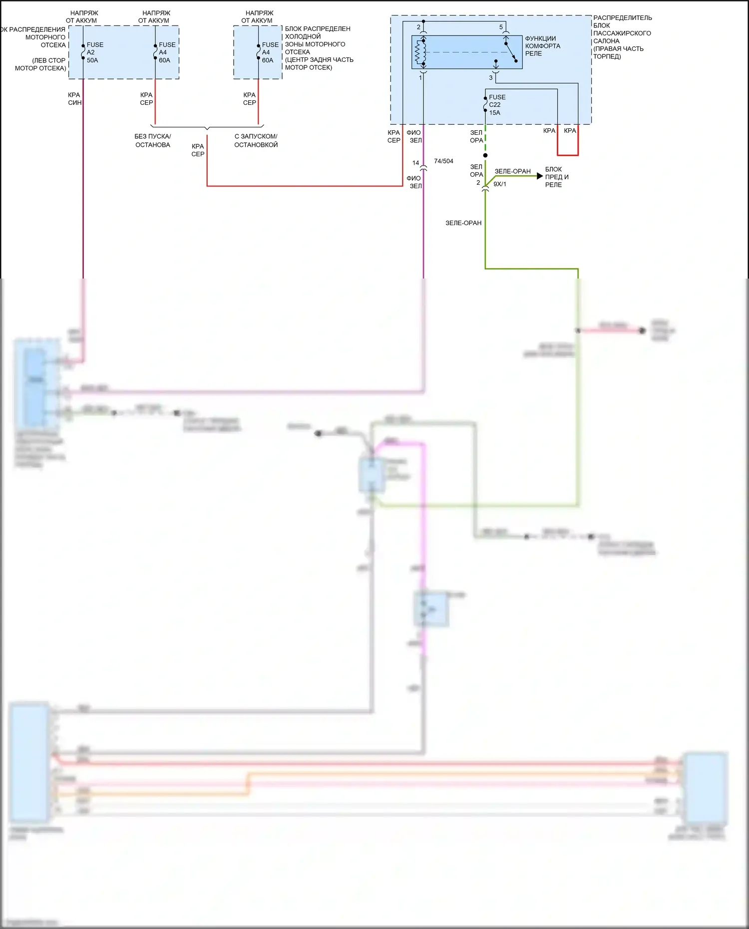 V60 Cross Country Volvo I (2014-2018): Электросхема навигации 