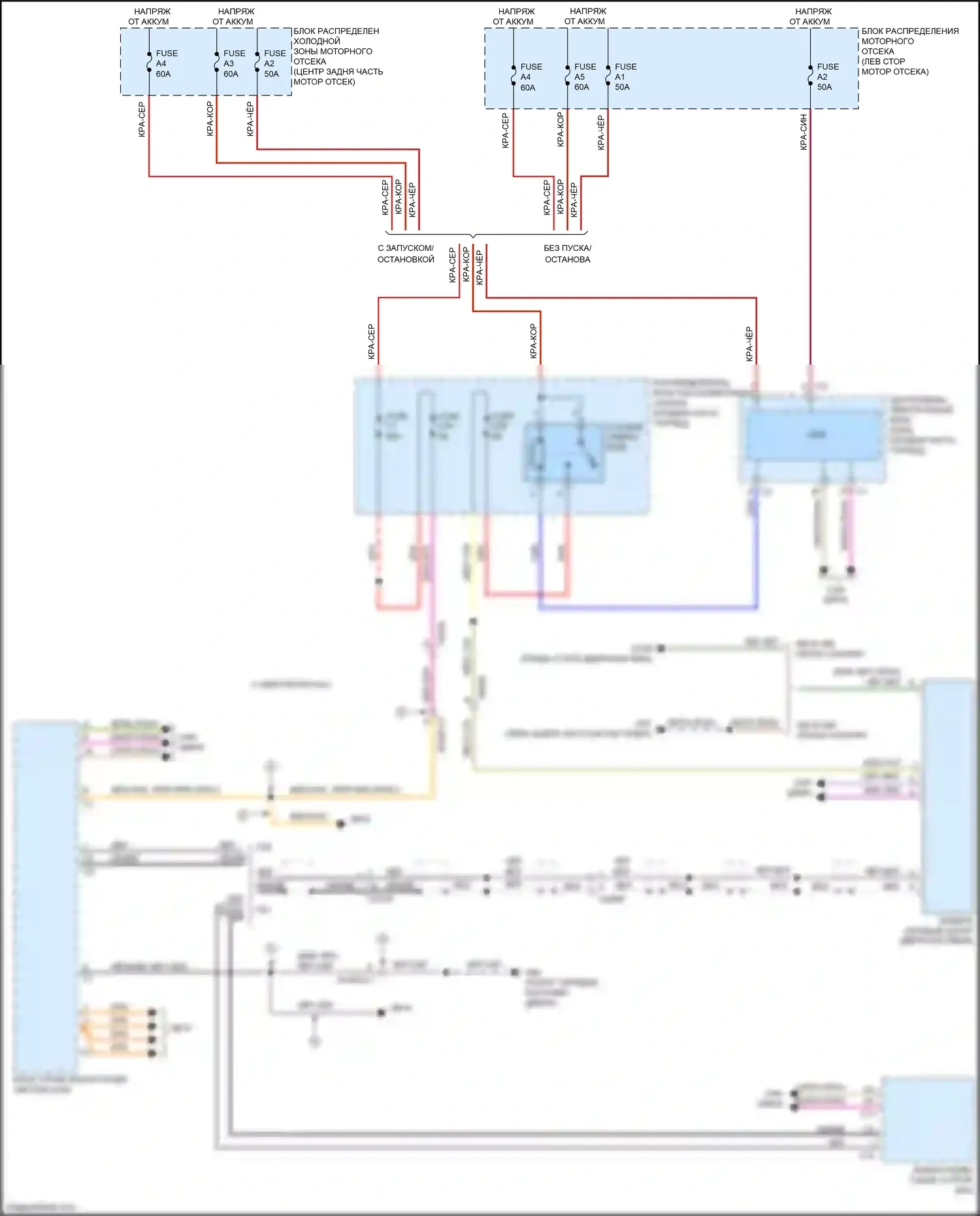 V60 Cross Country Volvo I (2014-2018): Электросхема задней камеры 