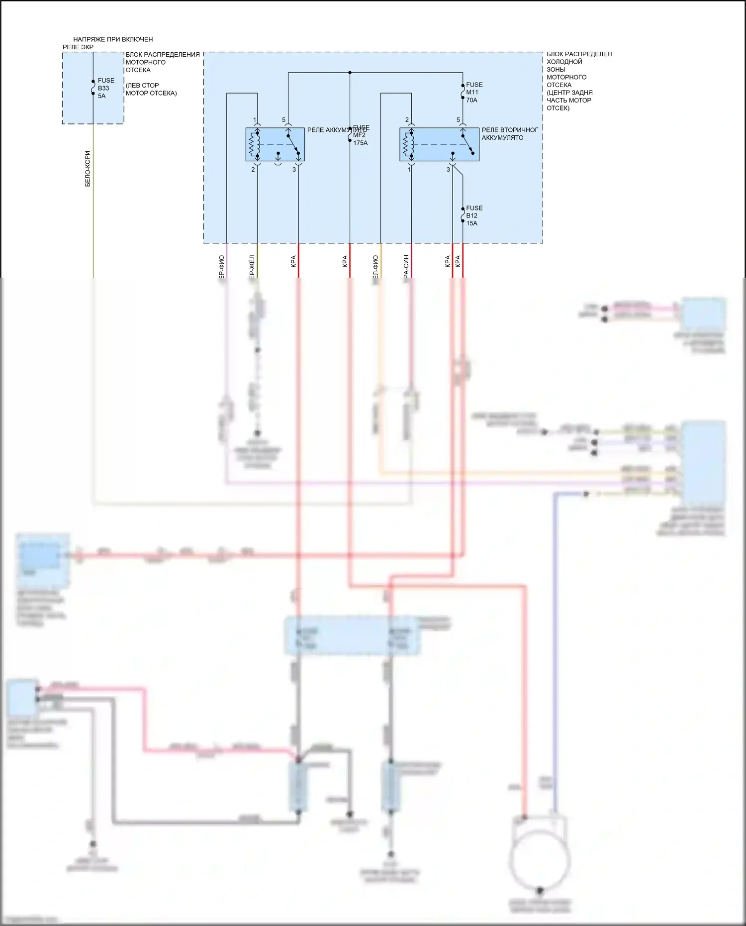 V60 Cross Country Volvo I (2014-2018): Электросхема генератора 