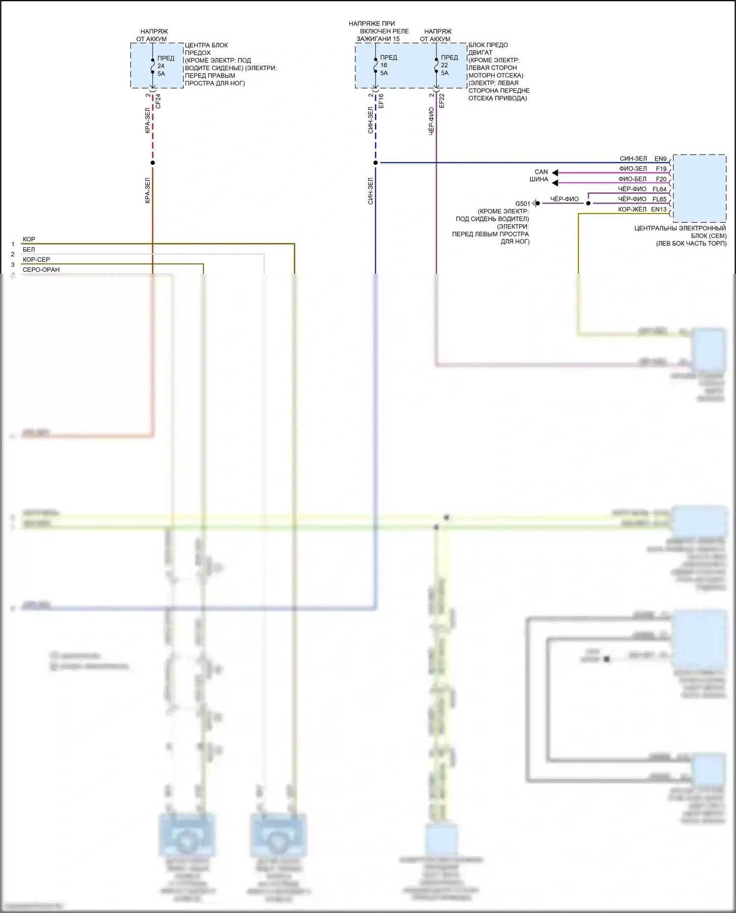 XC40 Volvo I рестайлинг (2022-2024): Антиблокировочная система abs электросхема (2 из 2) 