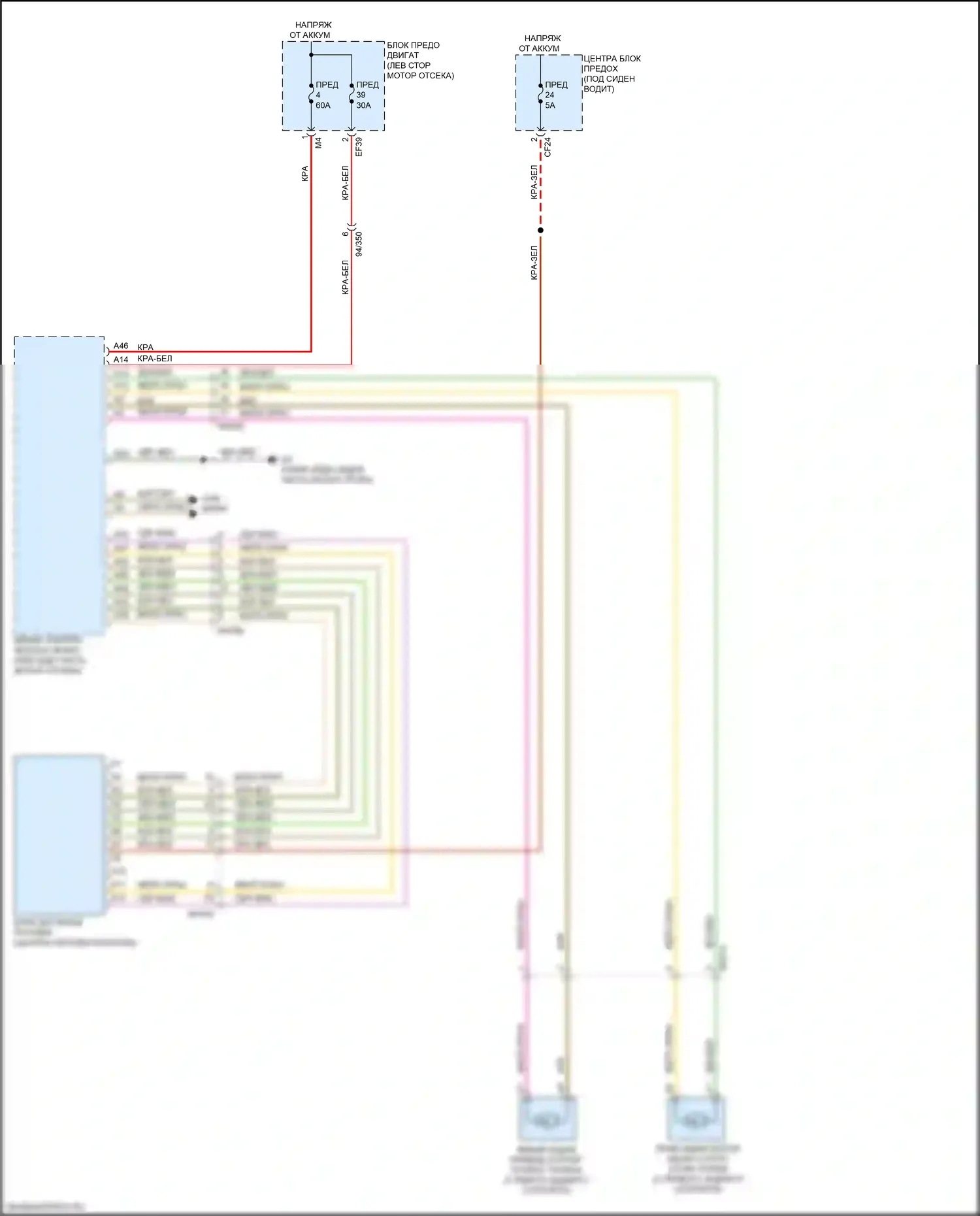XC40 Volvo I рестайлинг (2022-2024): Электрический ручник электросхема 