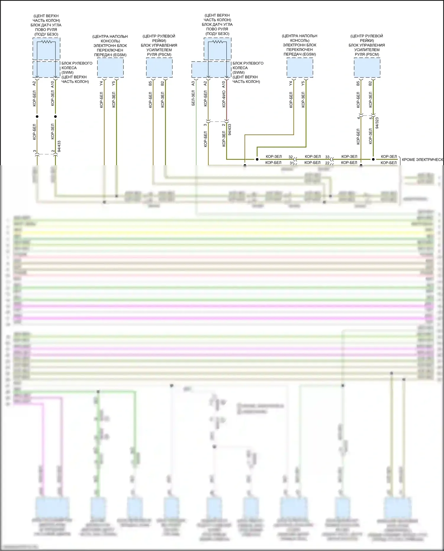 XC40 Volvo I рестайлинг (2022-2024): Can шина электросхема (2 из 5) 