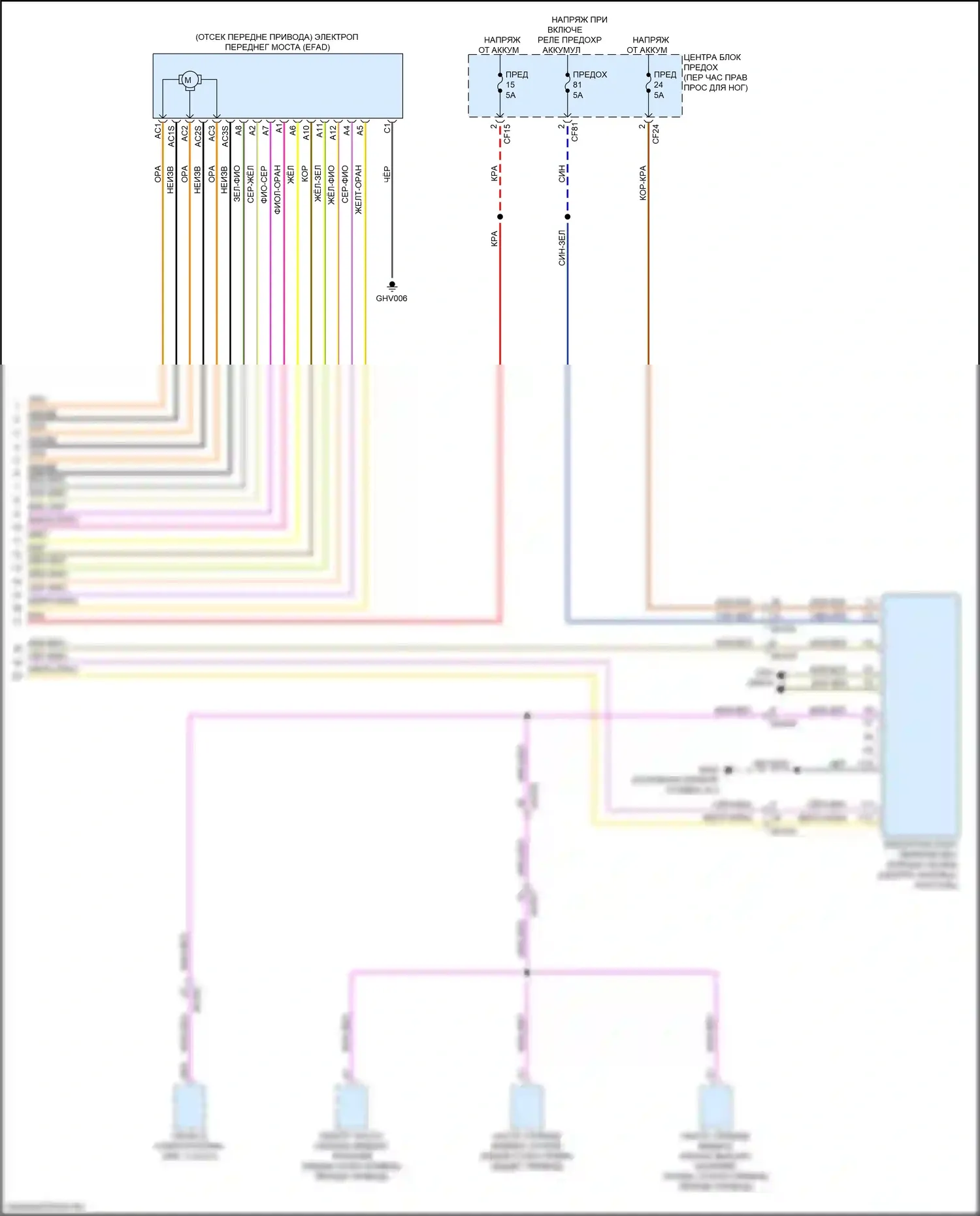 XC40 Volvo I рестайлинг (2022-2024): Электросхема автоматической коробки передач (3 из 3) 