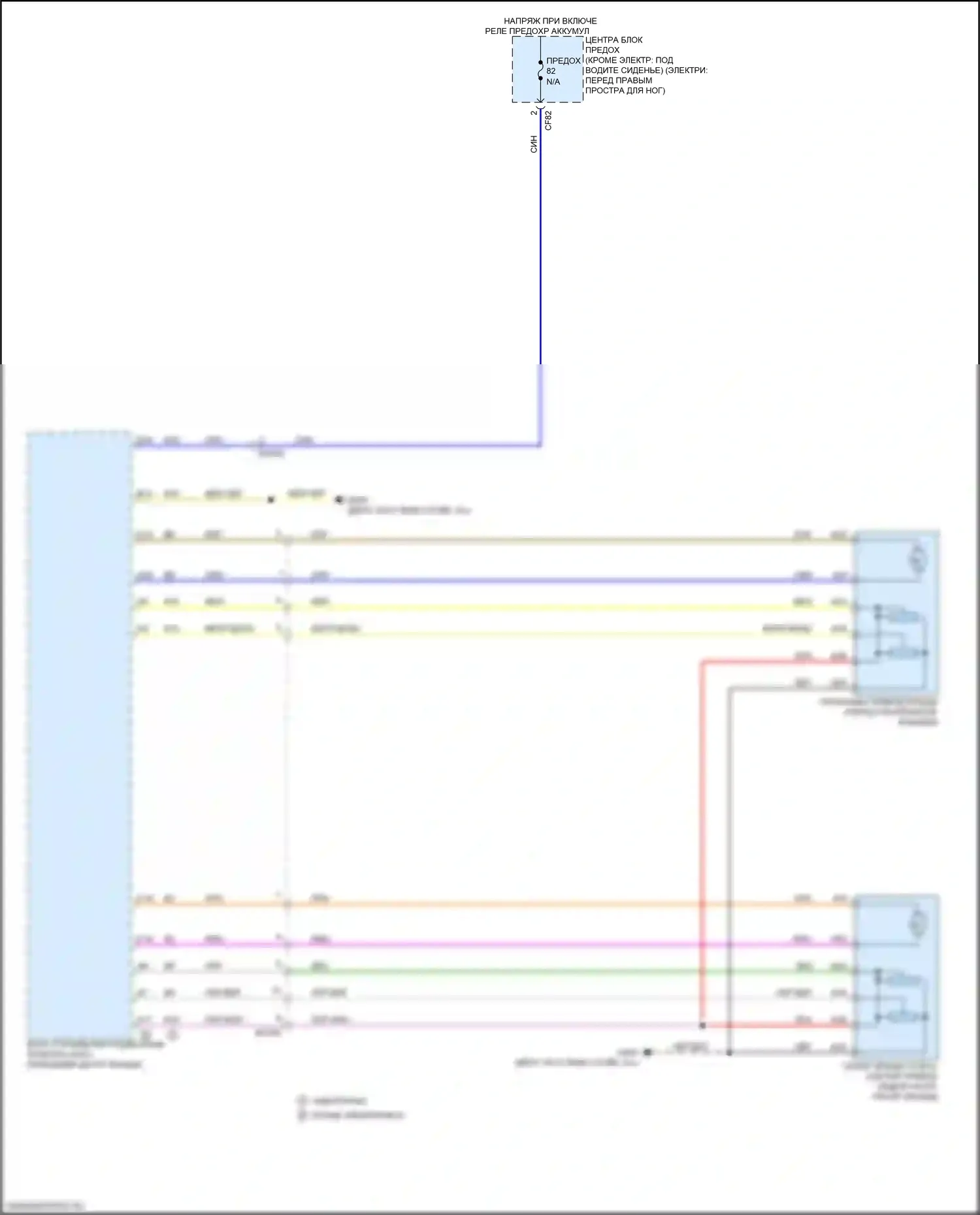 XC40 Volvo I рестайлинг (2022-2024): Электросхема складной крыши/люка 