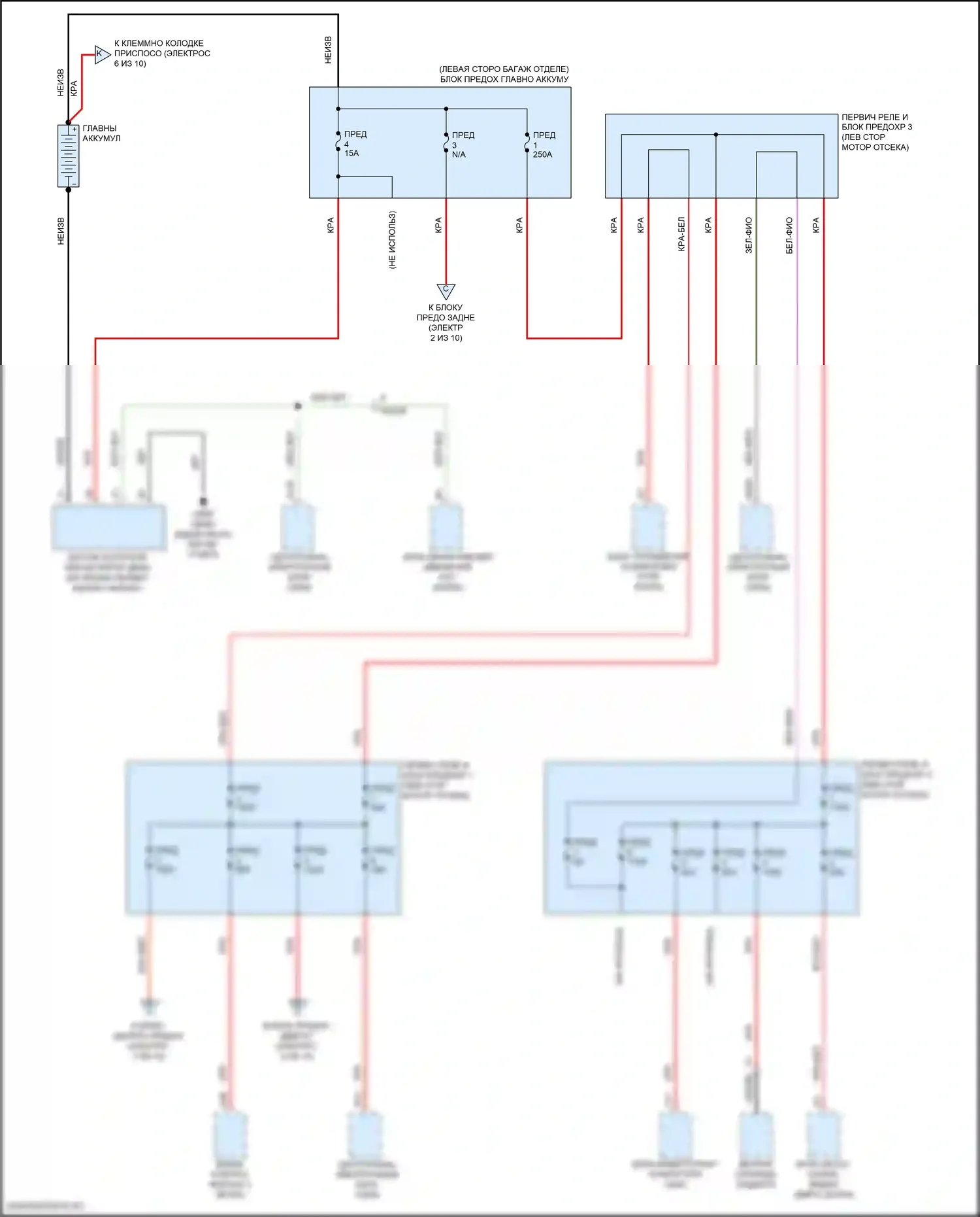 XC60 Volvo II рестайлинг (2021-2024): Электросхема блока предохранителей реле, гибридного (1 из 10) 