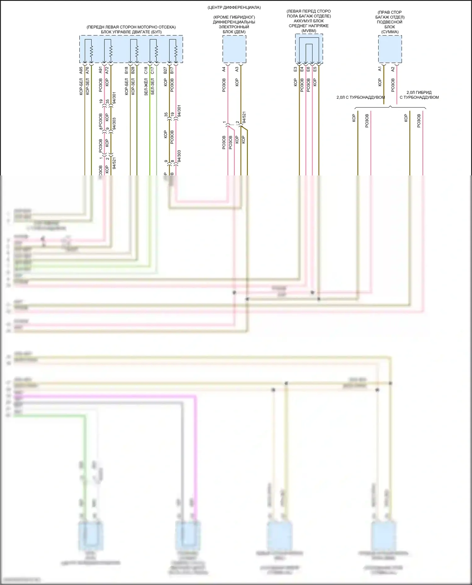 XC60 Volvo II рестайлинг (2021-2024): Can шина электросхема (5 из 5) 
