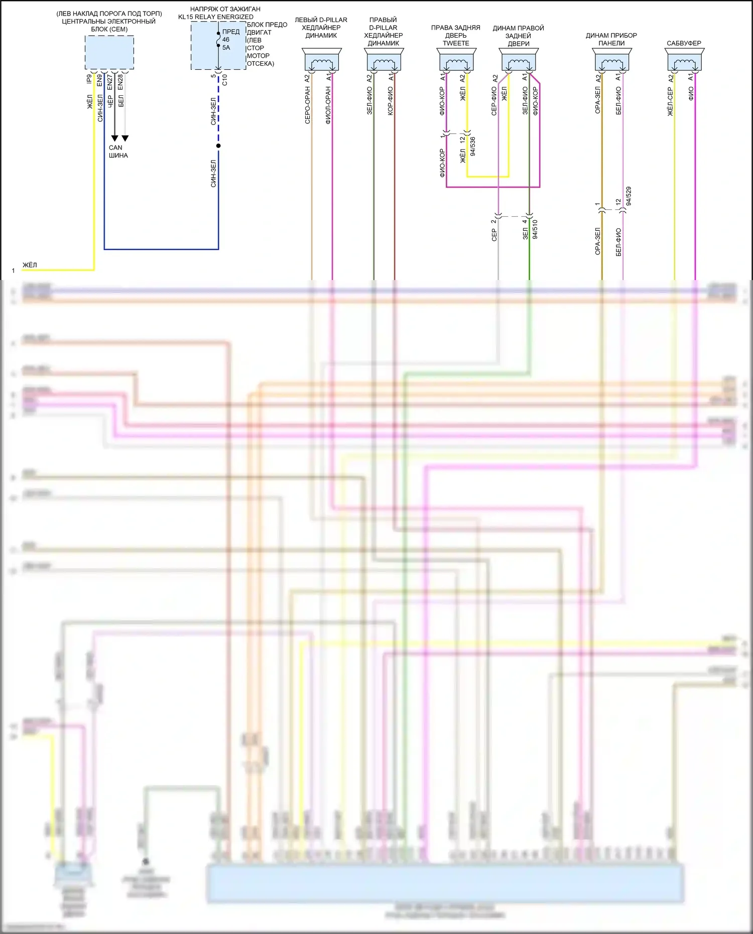 XC60 Volvo II (2017-2021): Электросхема навигации (3 из 5) 