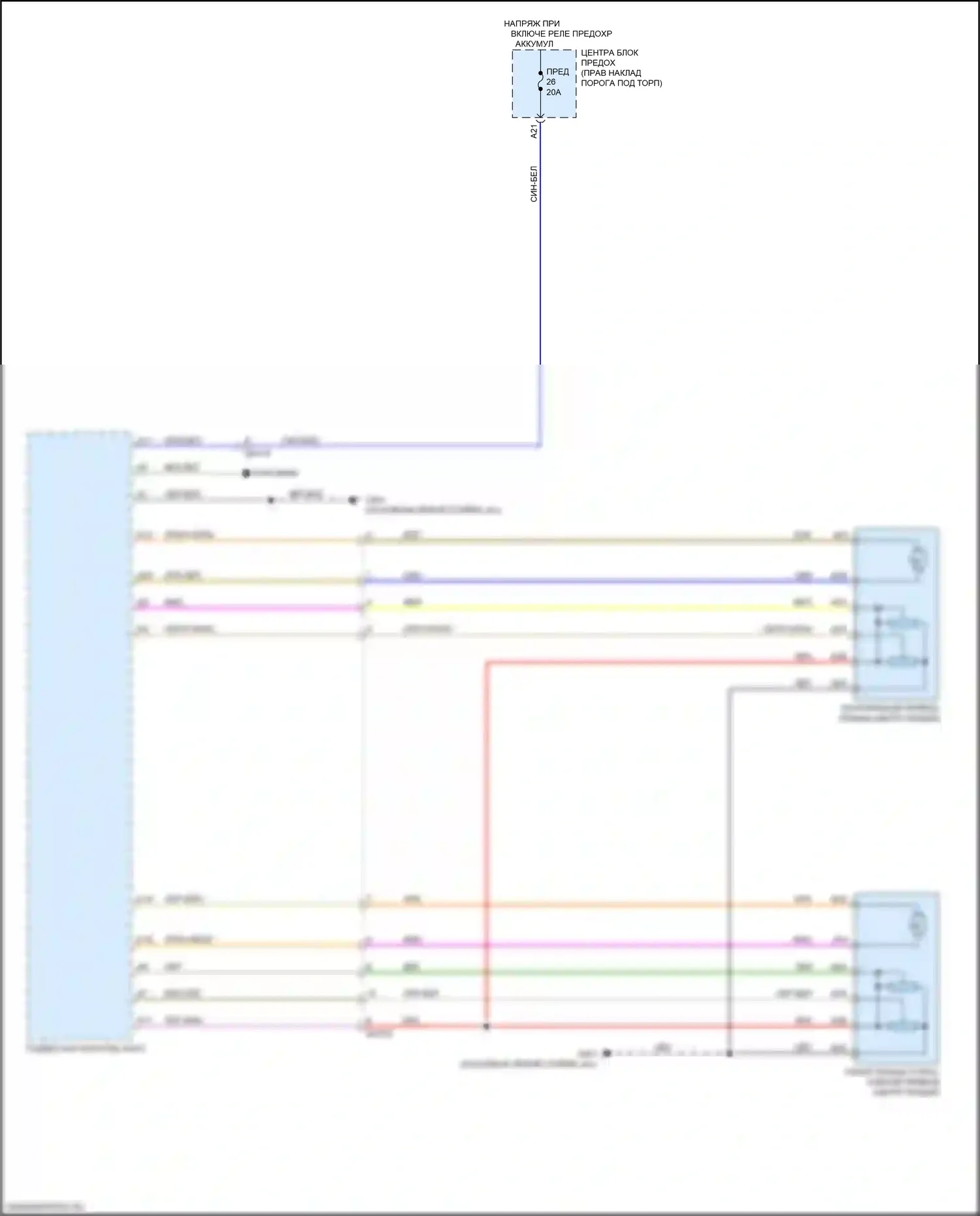 XC60 Volvo II (2017-2021): Электросхема складной крыши/люка 