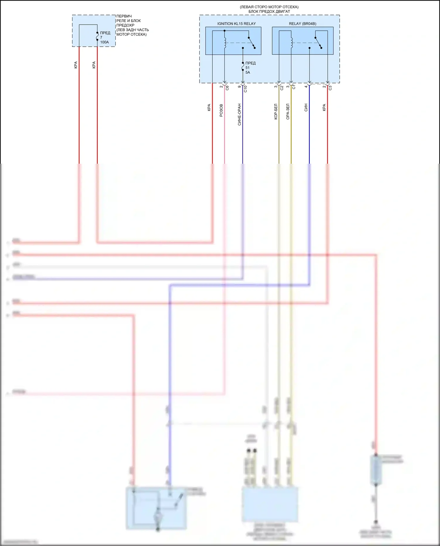 XC60 Volvo II (2017-2021): Электросхема стартера (2 из 2) 