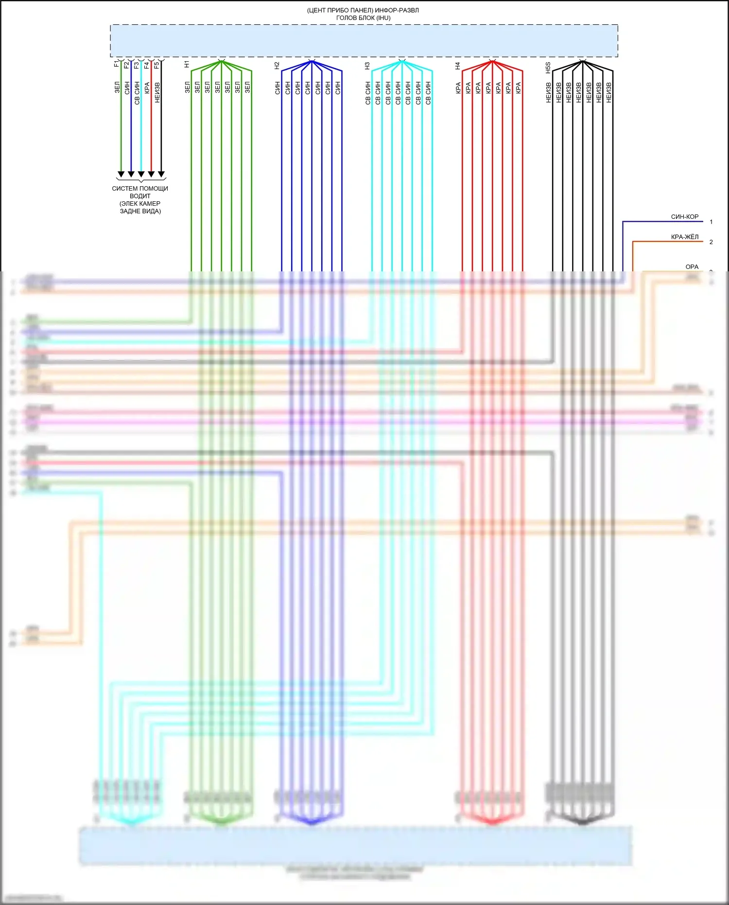 XC90 Volvo II рестайлинг (2019-2024): Электросхема навигации (5 из 6) 