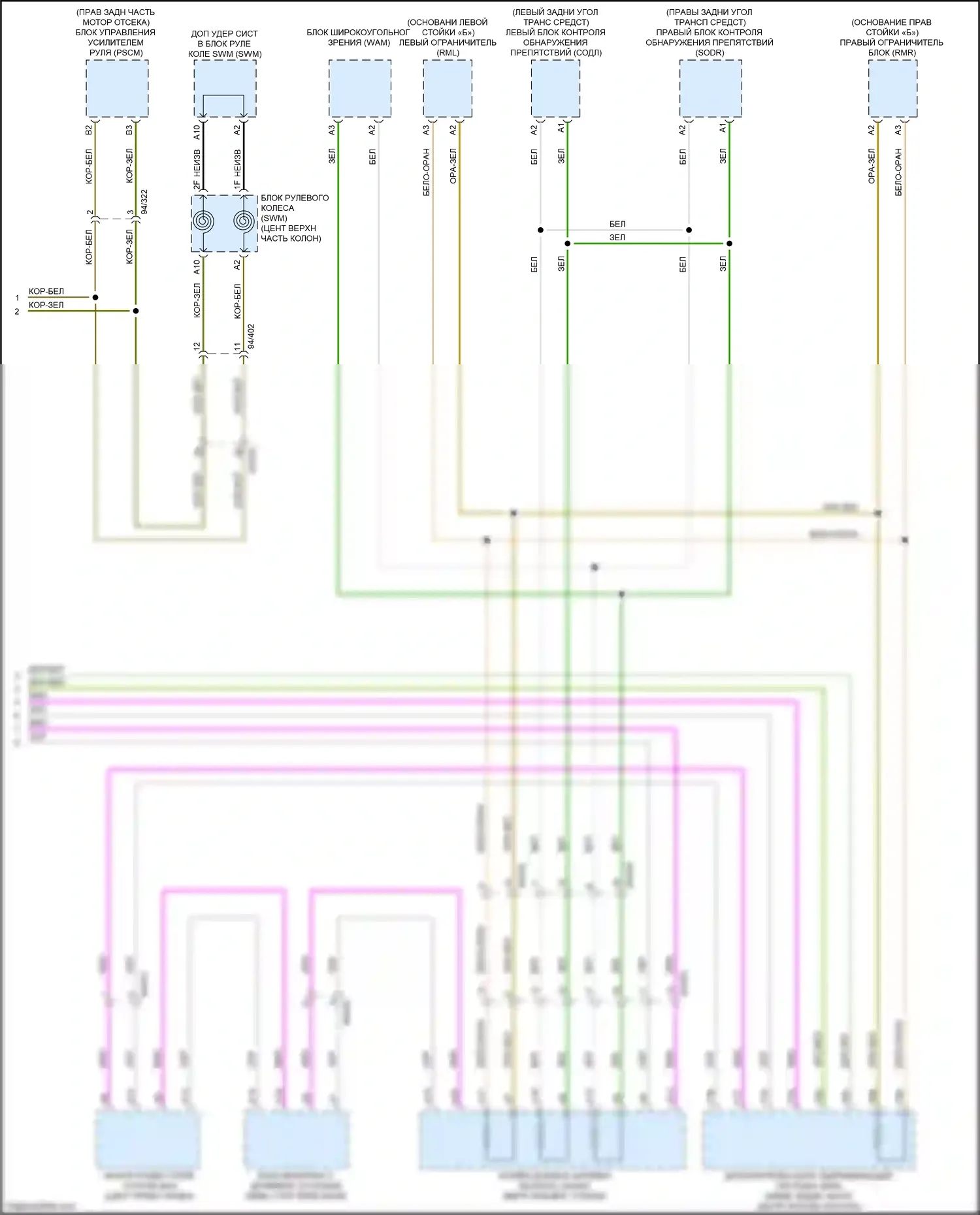 XC90 Volvo II (2014-2019): Can шина электросхема, за исключением гибридной (2 из 2) 