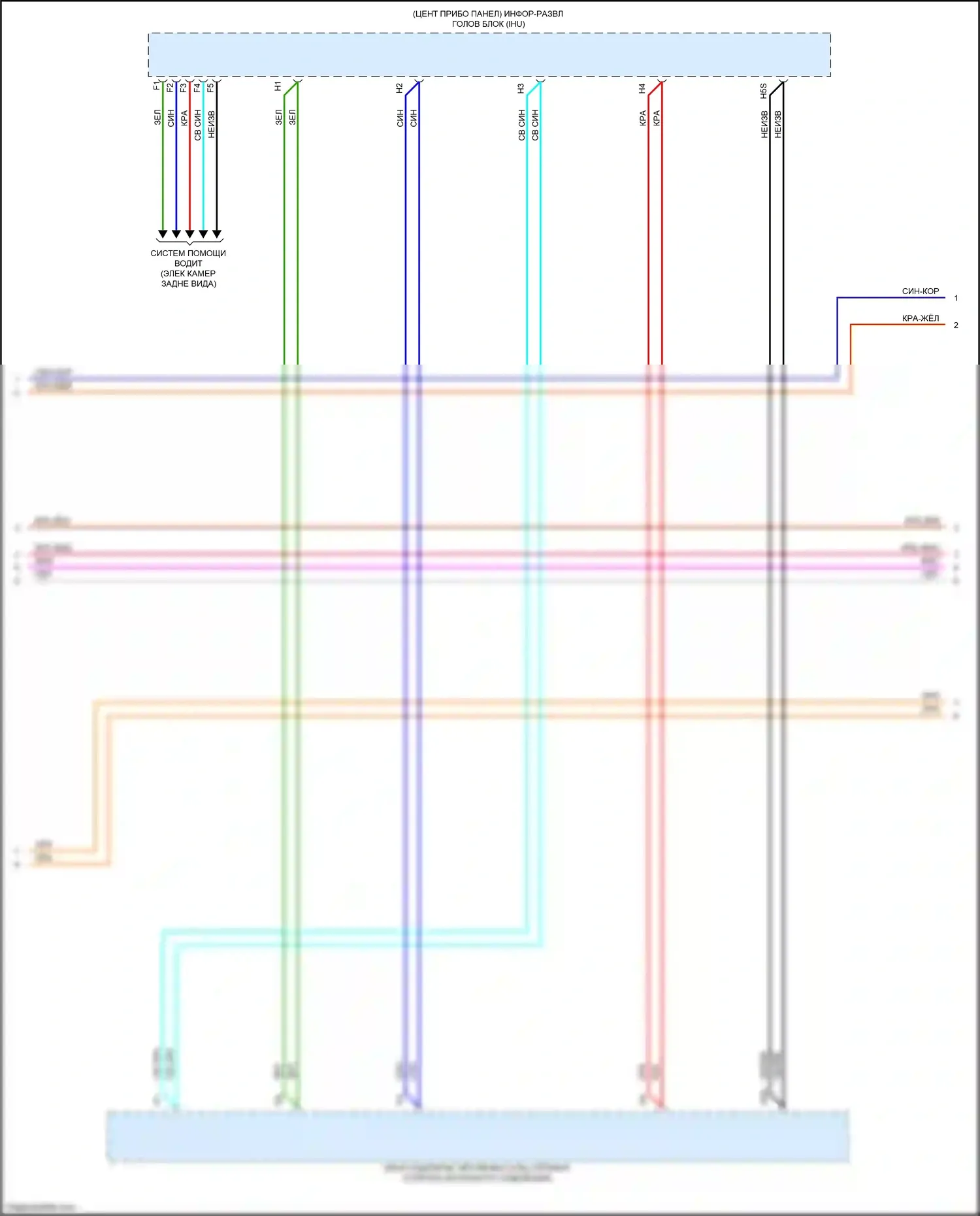 XC90 Volvo II (2014-2019): Электросхема навигации (5 из 6) 