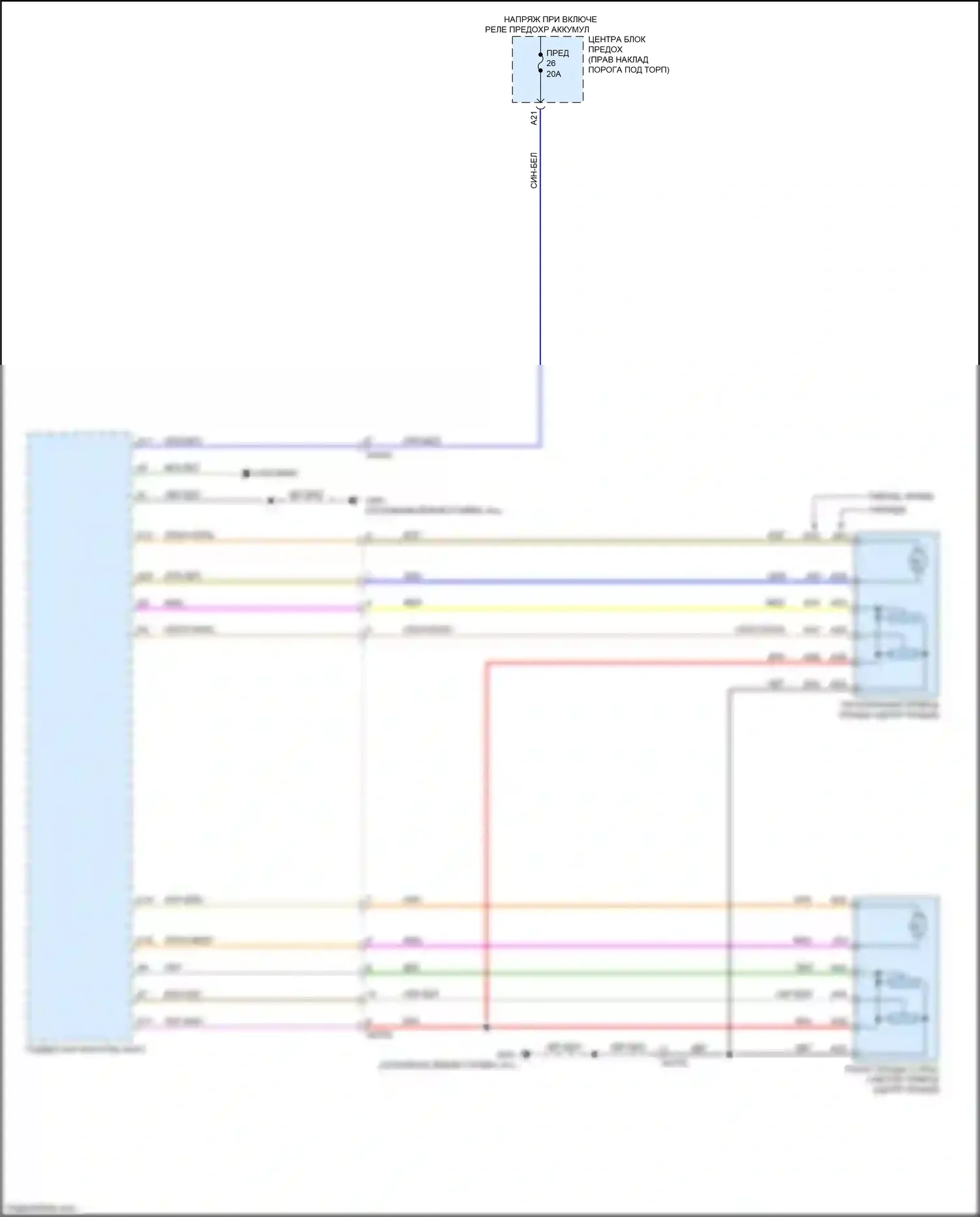 XC90 Volvo II (2014-2019): Электросхема складной крыши/люка 